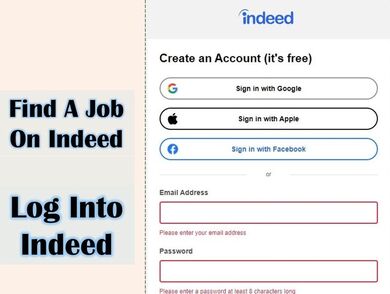A picture of Log Into Indeed