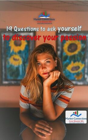 Questions to ask yourself to discover your passion - Posted by https://www.market-connections.net