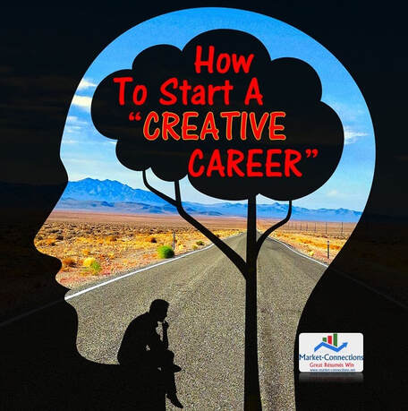 How to start a creative career is shown as a message by https://www.market-connections.net on a creatively-made wall.