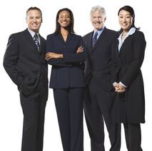 Photo of four professionals