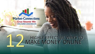 12 Highly effective ways to make money online by https://www.market-connections.net