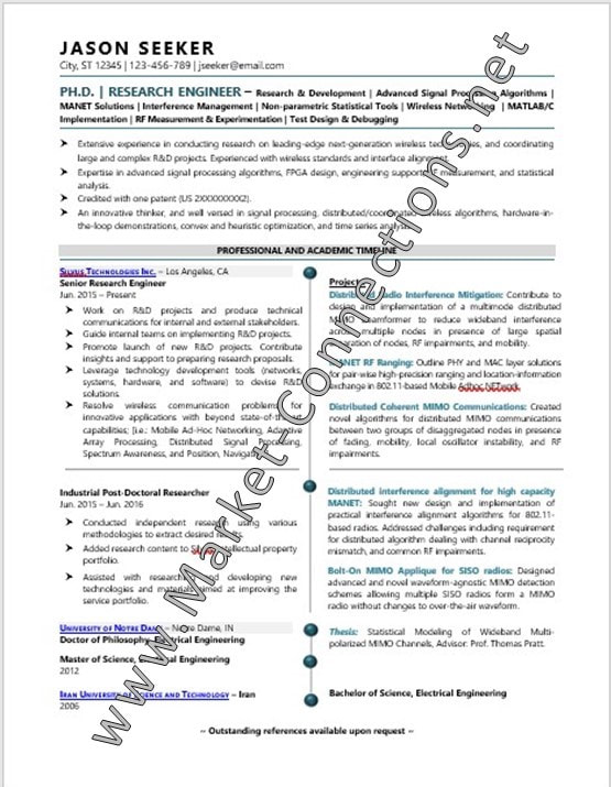 Modern Resume  2024 Design by https://www.market-connections.net - 04