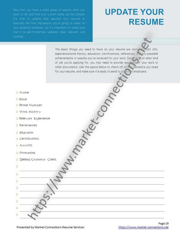 Career Planner Page 19